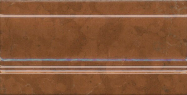Керамогранит Плинтус Стемма коричневый 10x20