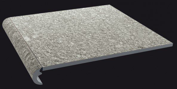 Ступени Кортина Серый Ступ.30 Фронт.Луна 30x32,5