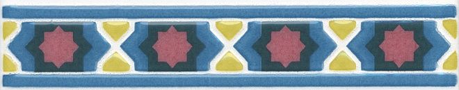 Керамическая плитка Бордюр Алькасар 3x15