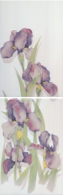 Керамическая плитка Панно Маронти Ирисы 20x60