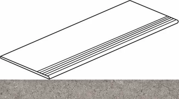 Керамогранит Ступень Италон discover grey gradino 30x60 натуральный 30x60