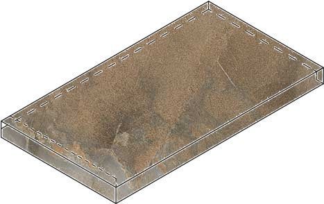 Ступени ДАРК Х2 СТУП.33x60 УГЛ.ЛЕВ 33x60