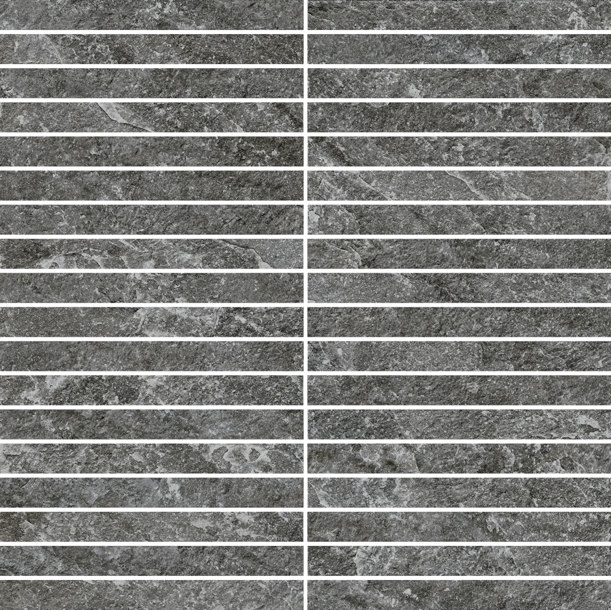 Мозаика Италон Магма Графит Стрип 610110001366 серый 30x30