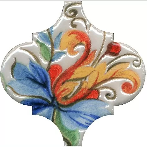 Керамическая плитка Декор kerama marazzi vt\a580\65000 Арабески Тоскана 4 глянцевый 6.5x6.5