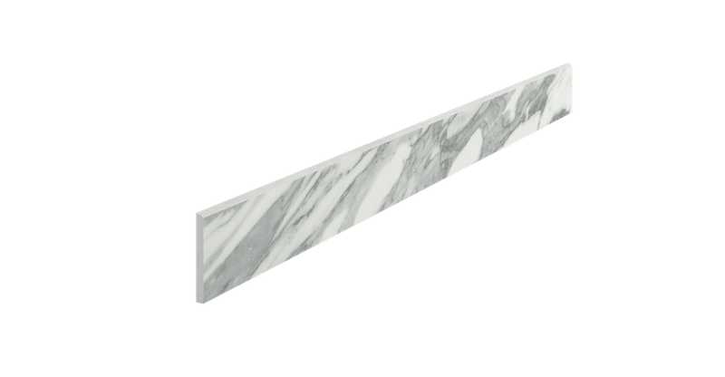 Керамогранит uffizi white battiscopa 7,2x90