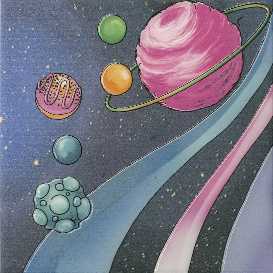 Керамическая плитка Декор kerama marazzi vt\a382\5009 Космос 4 20x20