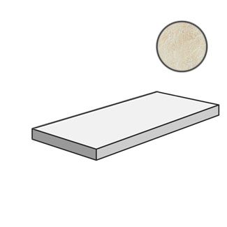 Ступени форс айвори угловая левая 620070001018 33x120