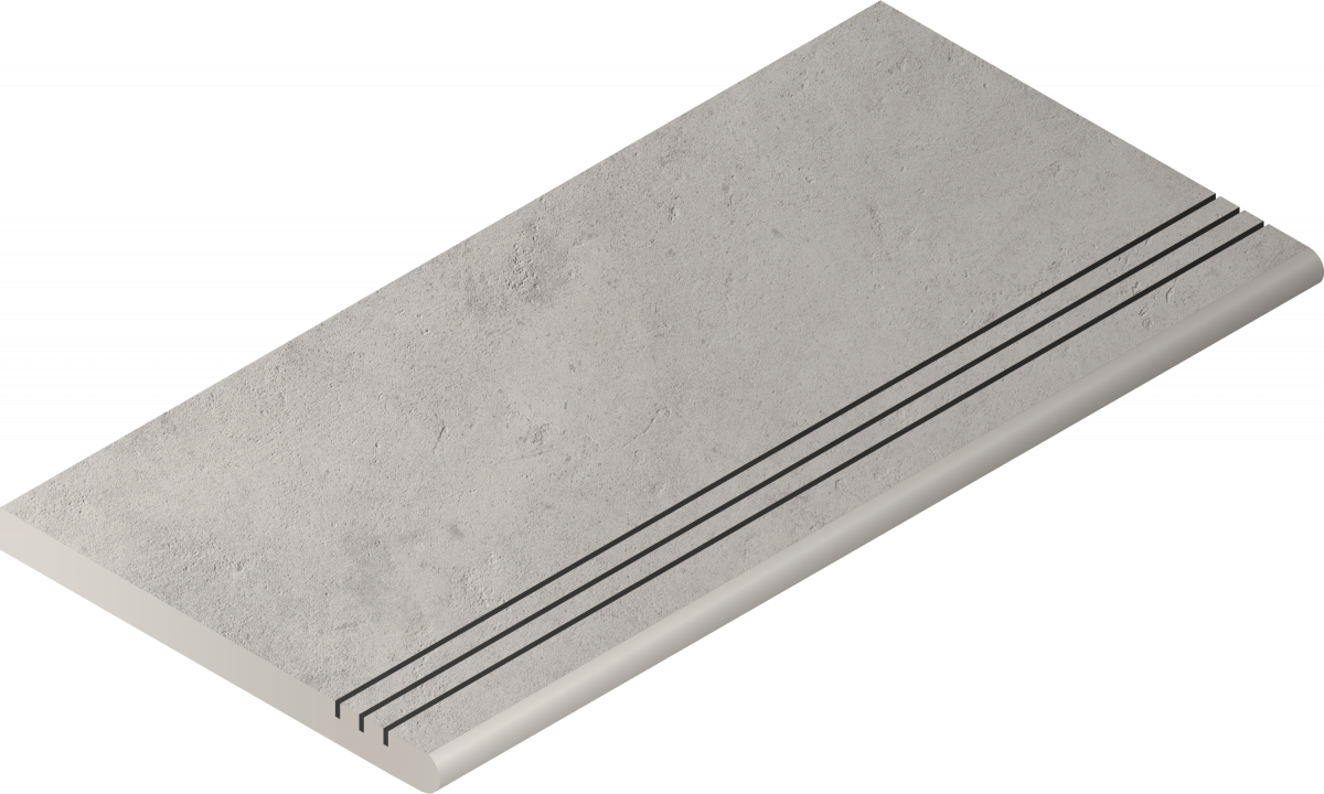 Ступени silver gradino round grip 30x60 30x60