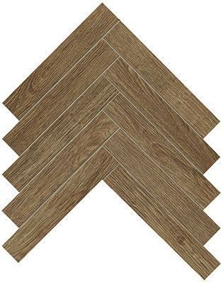 Мозаика arbor cognac herringbone 36,2x41,2