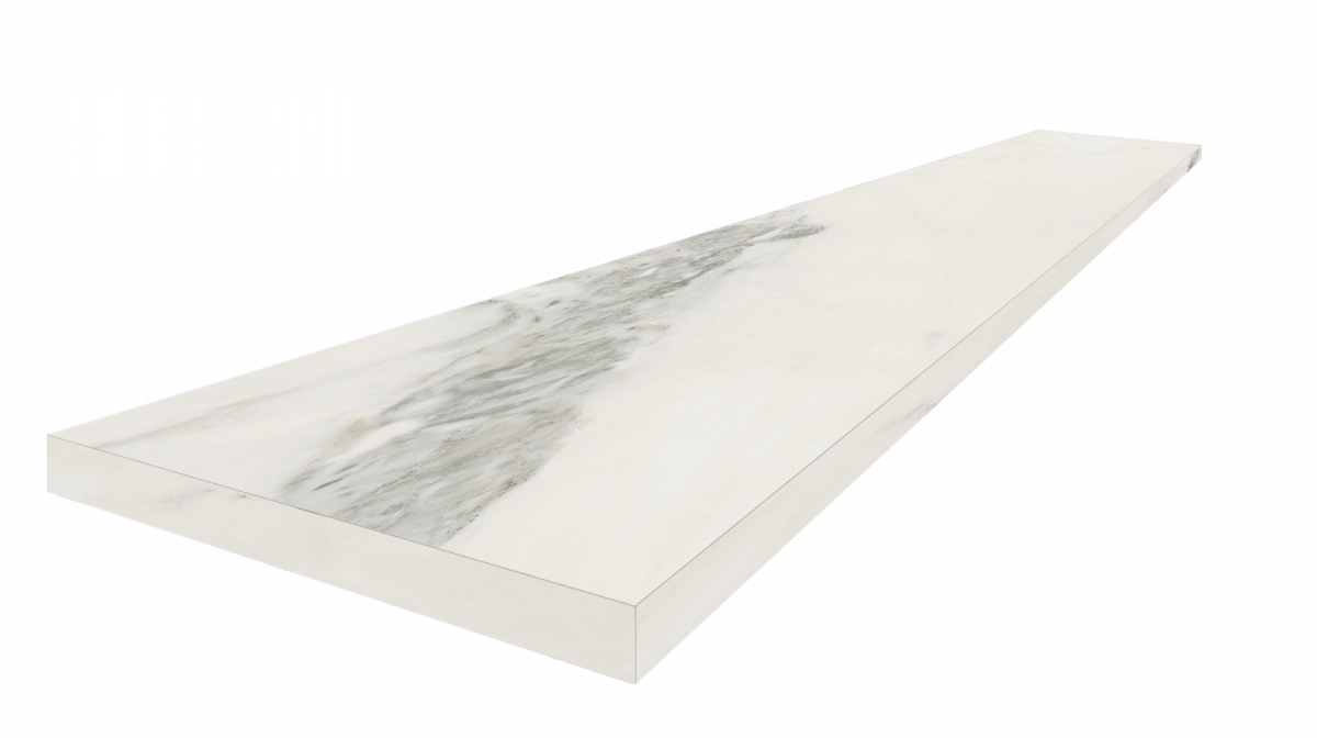 Ступени coliseumgres Микеланджело Колд угловая левая 620070002504 серый 33x60