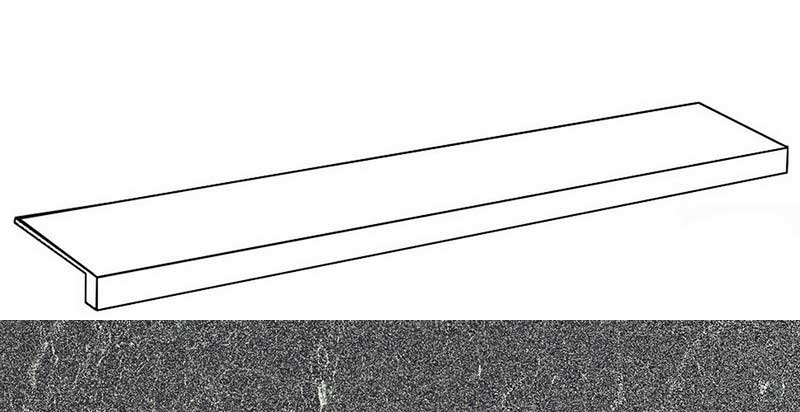 Ступени planet black gradino 30x120