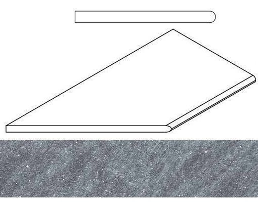 Керамогранит СИЛВЕР БОРТИК 30x60 ЗАКРУГЛ.ЛЕВ 30x60