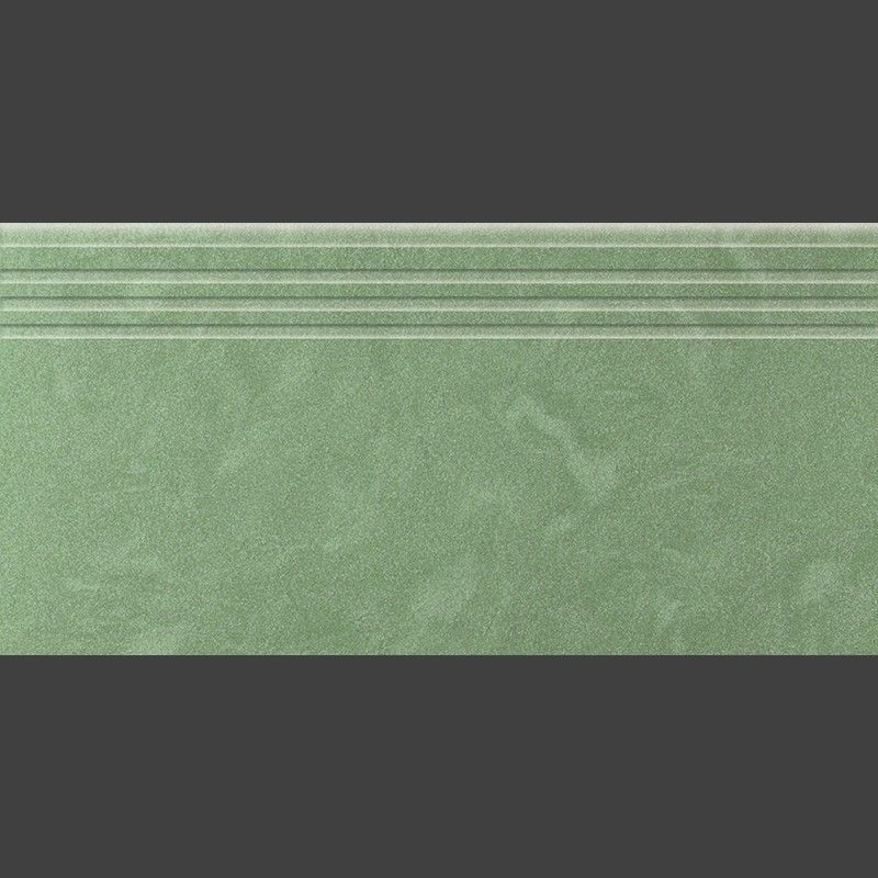 Ступени Амба Зеленый с насечками 30x60