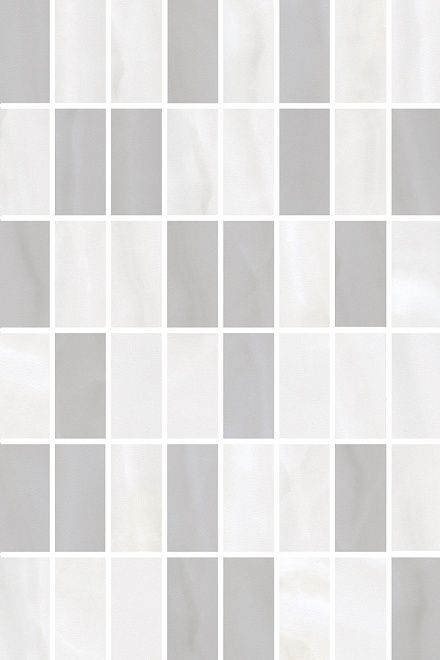 Керамическая плитка Декор Летний сад светлый мозаичный 20x30