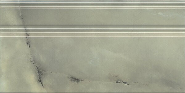 Керамогранит Плинтус Джардини зеленый 20x40