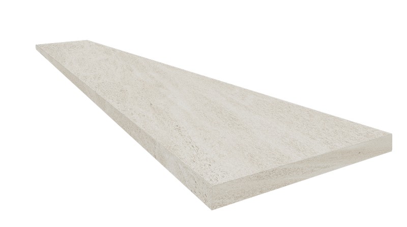 Ступени coliseumgres Контеа Уайт угловая правая 620070002572 белый 33x60