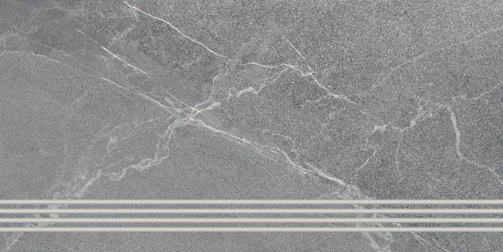 Керамогранит Ступень lasselsberger Диккенс 6860-0071 серый 30x60 30x60