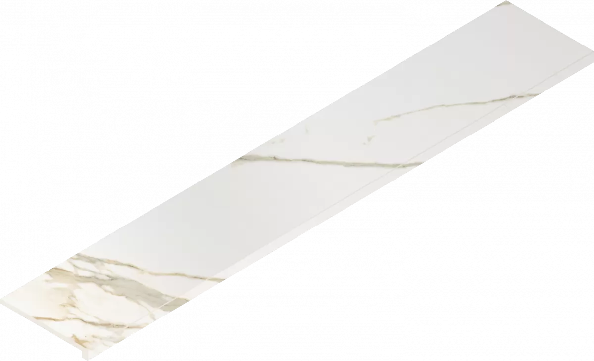 Ступени Италон Стелларис Калакатта Голд фронтальная 620070002613 белый 33x160