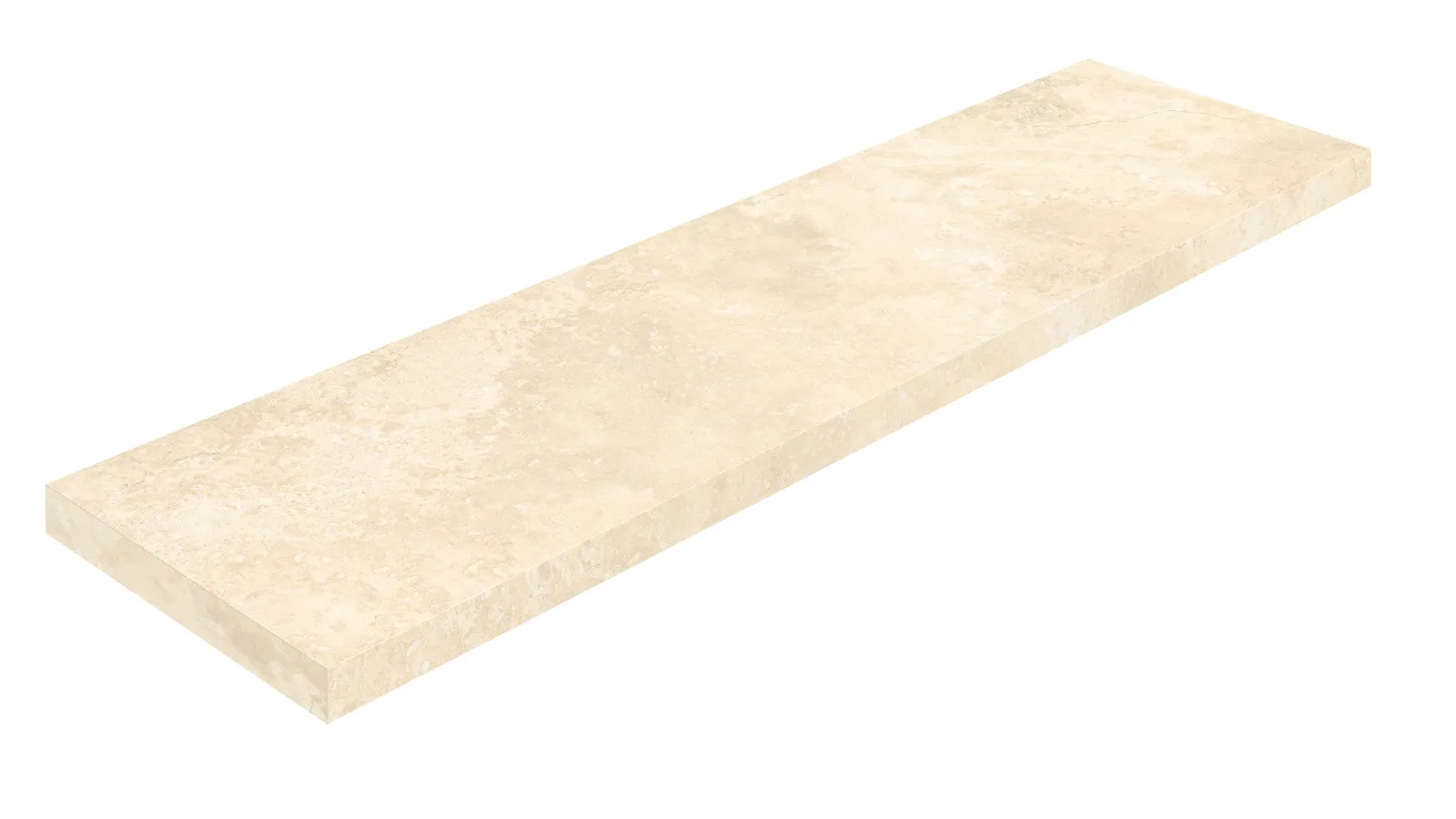 Ступени coliseumgres Аурелия Уайт угловая левая 620070002853 бежевый 33x120