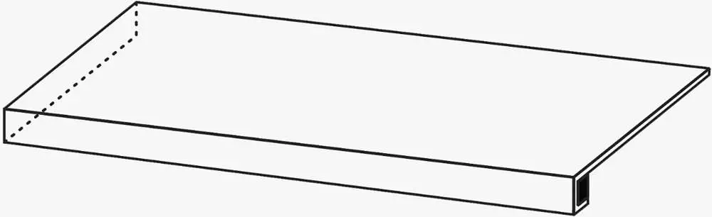 Ступени Италон Космос Грэй угловая левая 620070003045 серый 33x120