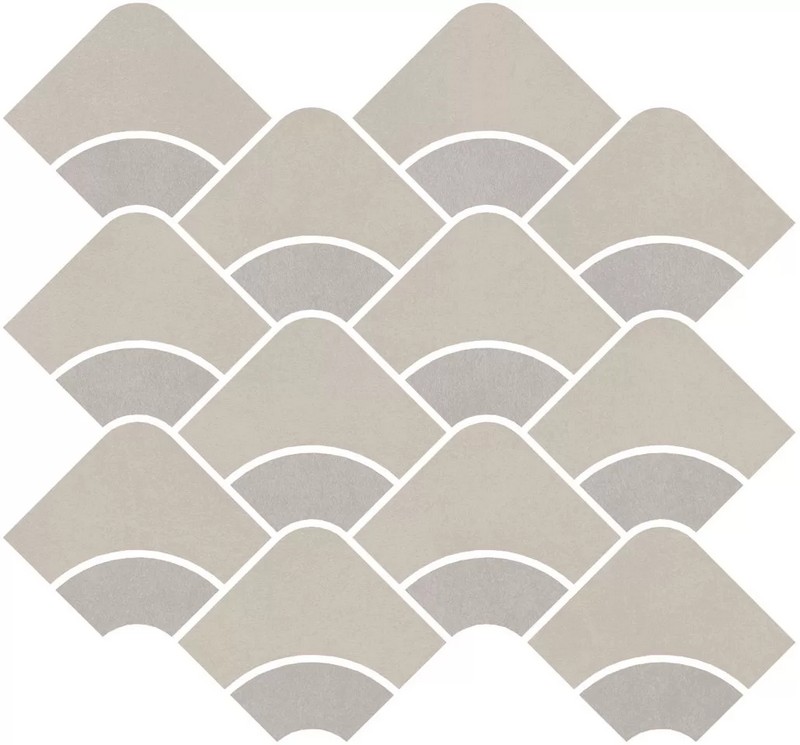 Керамическая плитка Декор kerama marazzi kmd2hid007br Таделакт наборный бежевый светлый, серый матовый обрезной 28x30