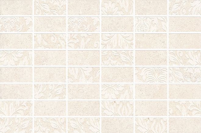 Керамическая плитка Декор Золотой пляж светлый беж мозаичный 20x30