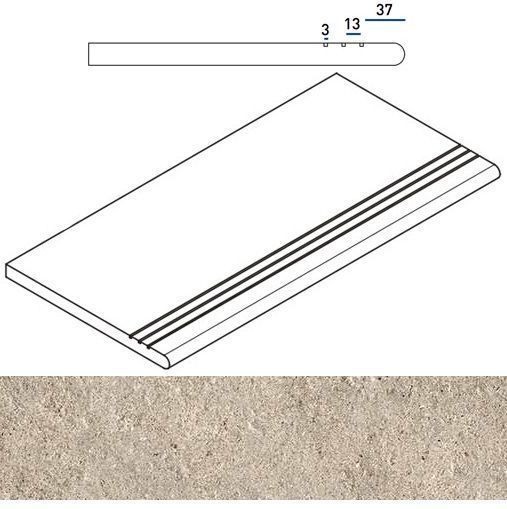 Ступени ДЕЗЕРТ СТУПЕНЬ ЗАКРУГ.ГРИП 30x60 ПР 30x60