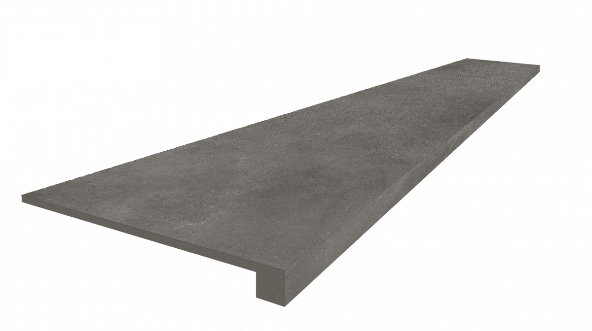 Ступени coliseumgres Сан-Сиро Дарк фронтальная 620070002517 черный 33x120