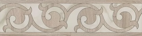 Керамическая плитка Бордюр kerama marazzi id122t Карелли наборный 15.5x60