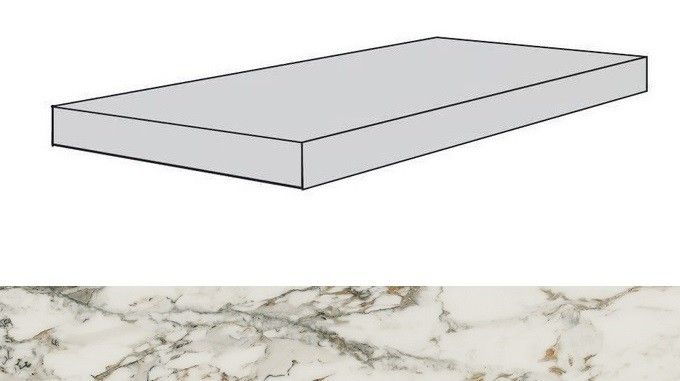 Ступени аллюр капрайя ступень угловая правая 620070001347 33x59