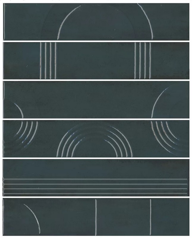 Керамическая плитка Панно kerama marazzi kmp3sta008rn6x Панно Мажорель зеленый темный глянцевый из 6 частей 28.5x36