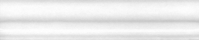 Керамическая плитка Бордюр Багет Мурано белый 3x15