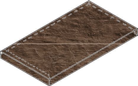 Ступени ПЭППЕР Х2 СТУП.33x60 УГЛ.ЛЕВ 33x60