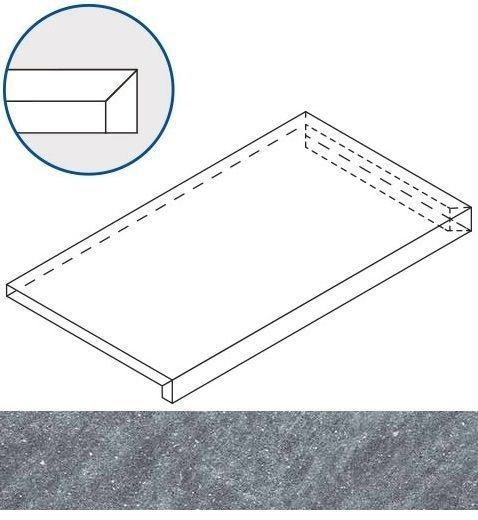 Ступени СИЛВЕР Х2 СТУП.33x60 УГЛ.ПР 33x60