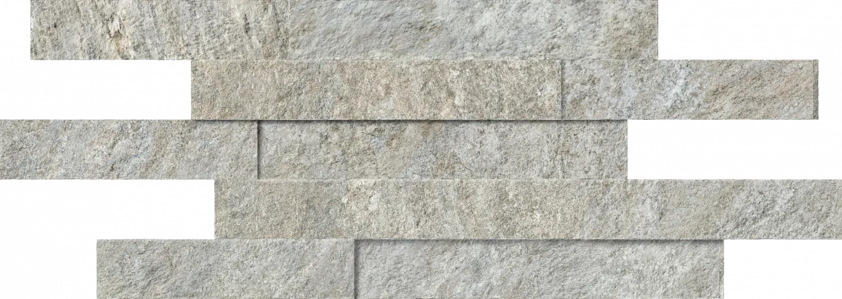 Керамическая плитка Декор Италон Магма Сильвер Брик 3d 620110000251 серый 27x78