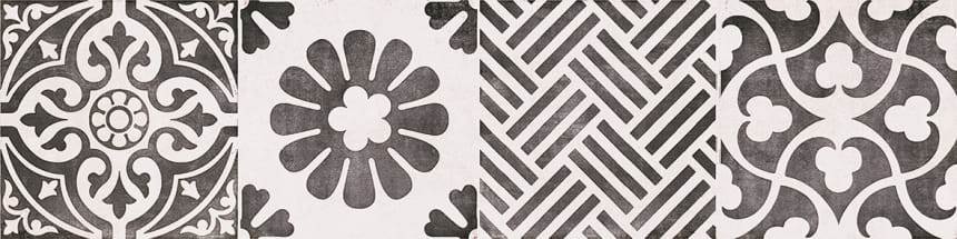 Керамогранит Винтаж Вуд бордюр белый 7,5x30