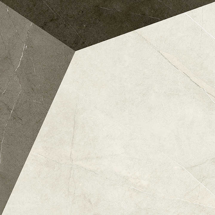 Керамогранит Вставка coliseumgres Фьямма Уайт Фрэйм 610080000235 разноцветный 60x60