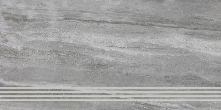 Керамогранит Ступень lasselsberger Аспен 6860-0070 серый 30x60 30x60