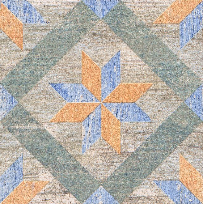 Керамогранит Вставка Колор Вуд микс ad\a392\tu6001 13x13