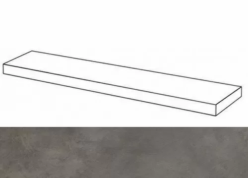 Ступени МИЛЛЕНИУМ БЛЭК СТУП.УГЛ.ПР 620070001275 33x120