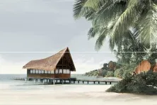 Керамическая плитка Панно Альма Керамика Айленд/ ailand из 2 плиток pwa11ald3 разноцветный 40x60