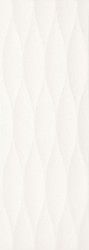 Керамическая плитка flowmotion белый 25x70