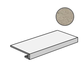 Ступени В. Сильвер Грей Фронтальная 620070001081 33x120