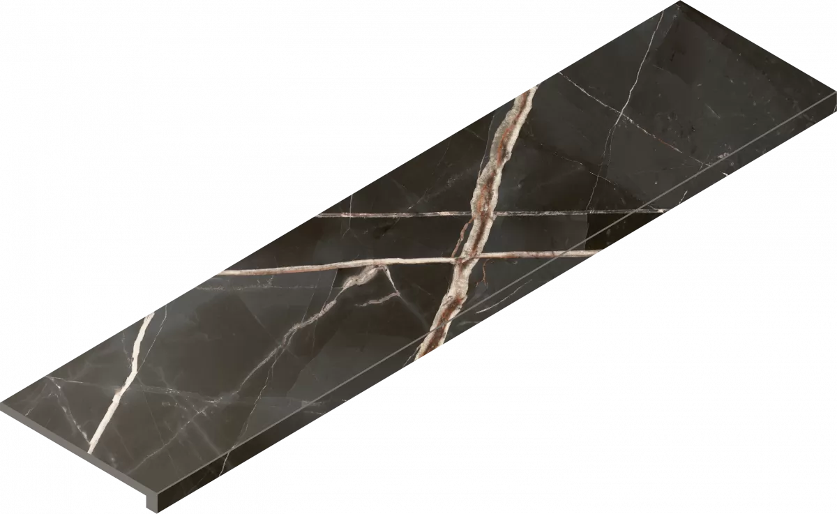 Ступени Италон Стелларис Абсолют Блэк фронтальная 620070002597 черный 33x120