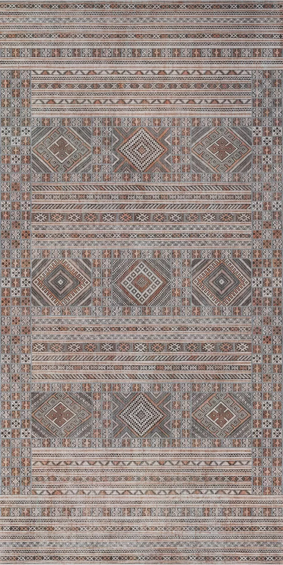 Керамическая плитка Декор kerama marazzi kmd3sta078gr Ковер Бербер матовый обрезной 119.5x238.5