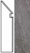 Керамогранит Брейв/ brave grey battiscopa sag. sx 7,2x30