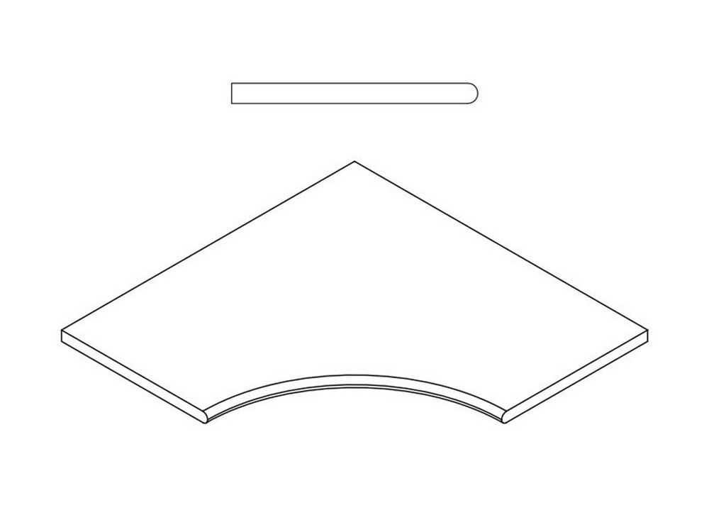 Керамогранит orobico bor.60x60 ang.round 30 30x60