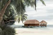 Керамическая плитка Панно Альма Керамика Айленд/ ailand из 2 плиток pwa11ald4 разноцветный 40x60