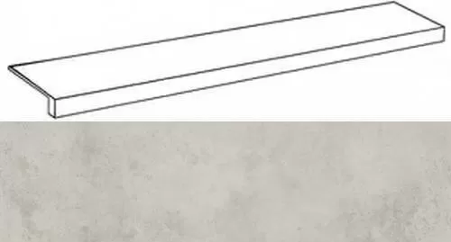 Ступени МИЛЛЕНИУМ СИЛЬВЕР СТУП.ФРОНТ 620070001268 33x120