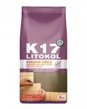 Клей для керамической плитки и мрамора LITOKOL K17